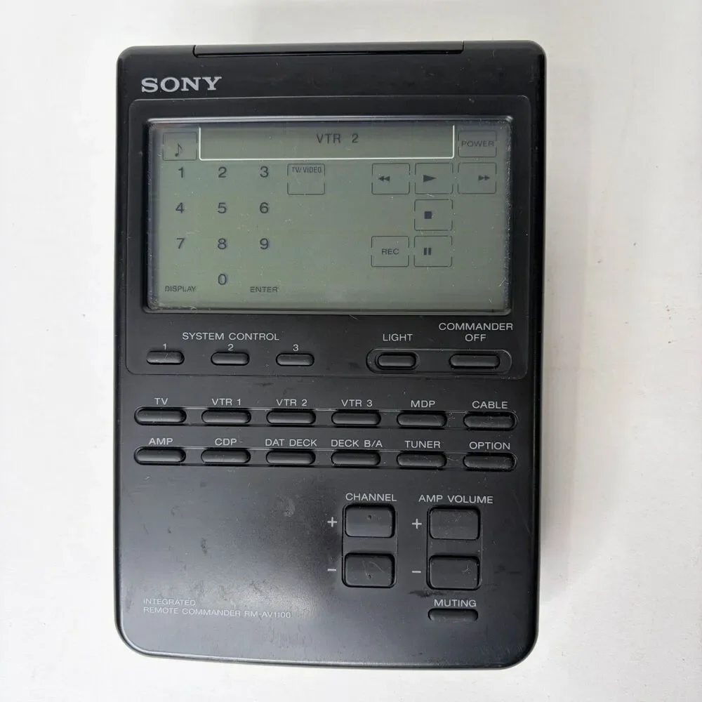 Sony Integrated Remote Commander RM-AV1100 Black Remote Control Working
